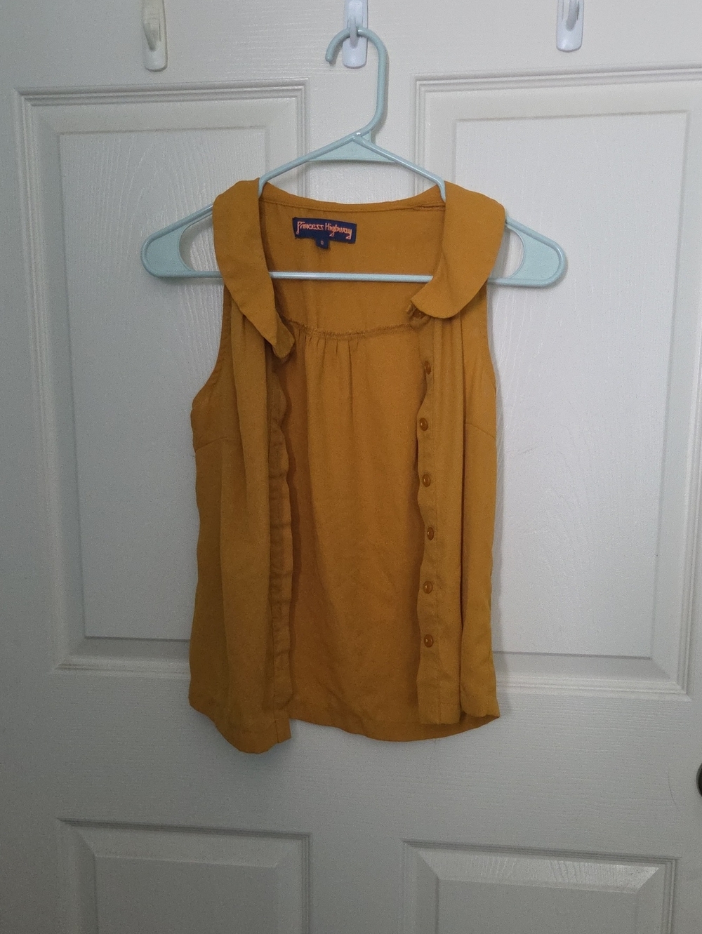 Mustard Yellow Cardigan Button-Front